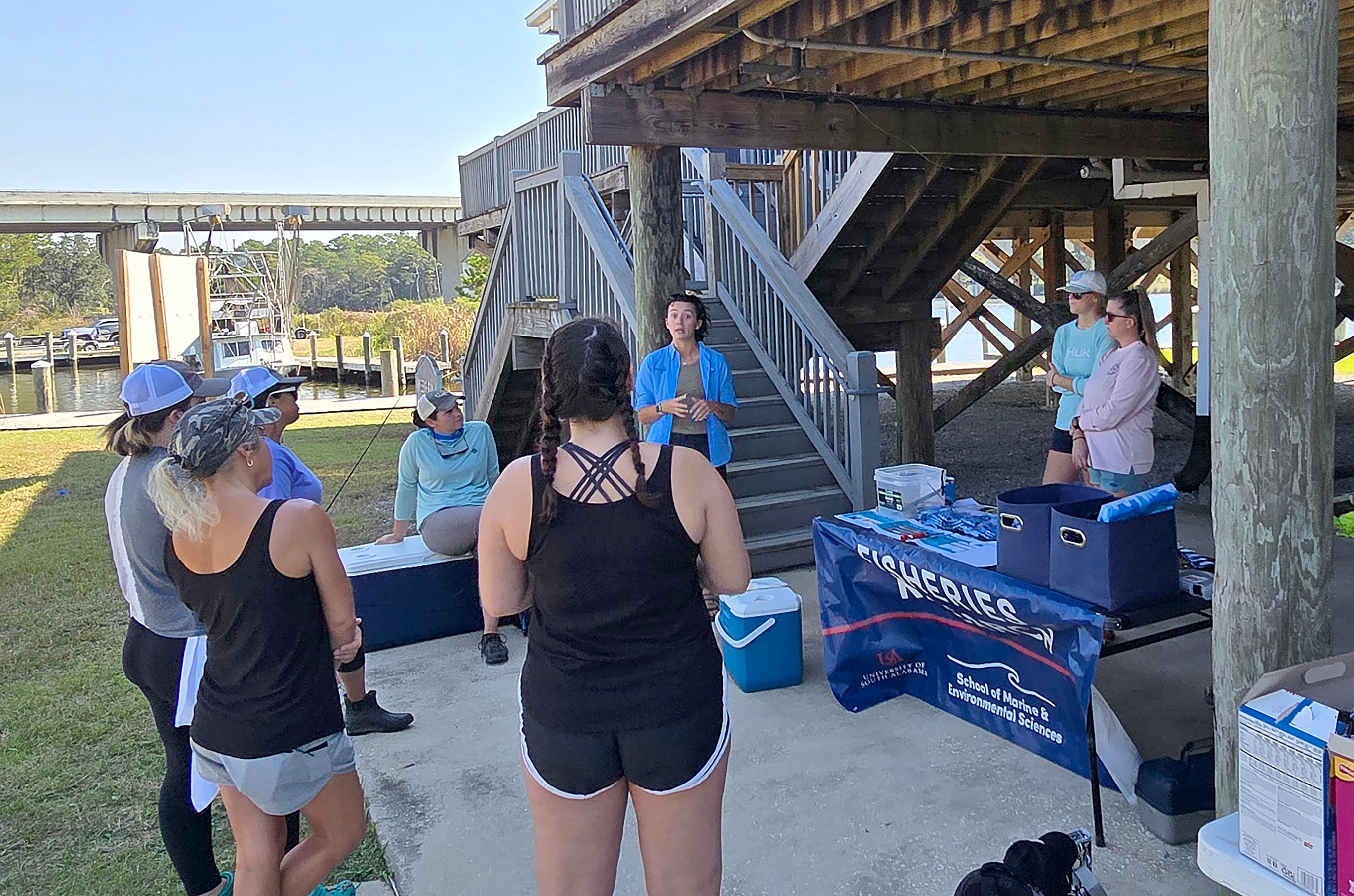 Women Learn Fishing, Conservation Skills at Tagging Outdoor